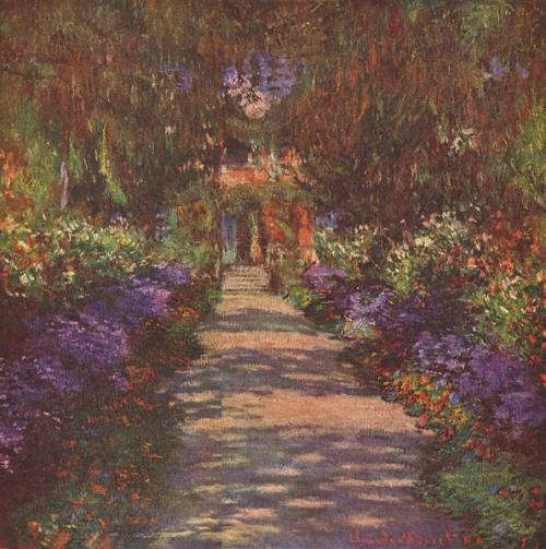 Claude Monet Garten Blumen