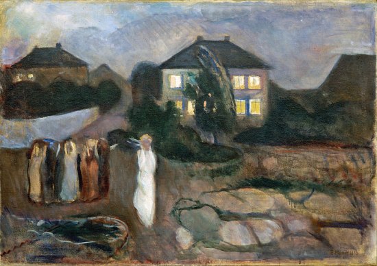 Edvard Munch - Frau in Weiss