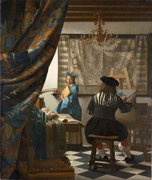Die Malerkunst des Vermeer aus Delft
