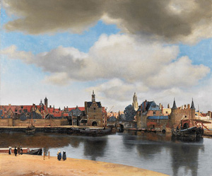 Vermeer Ansicht von Delft, Holland