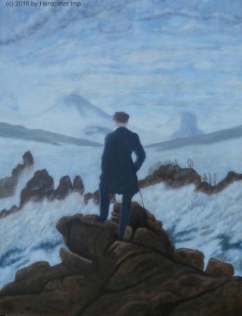 Der Wanderer über dem Nebelmeer Hanspeter Imp